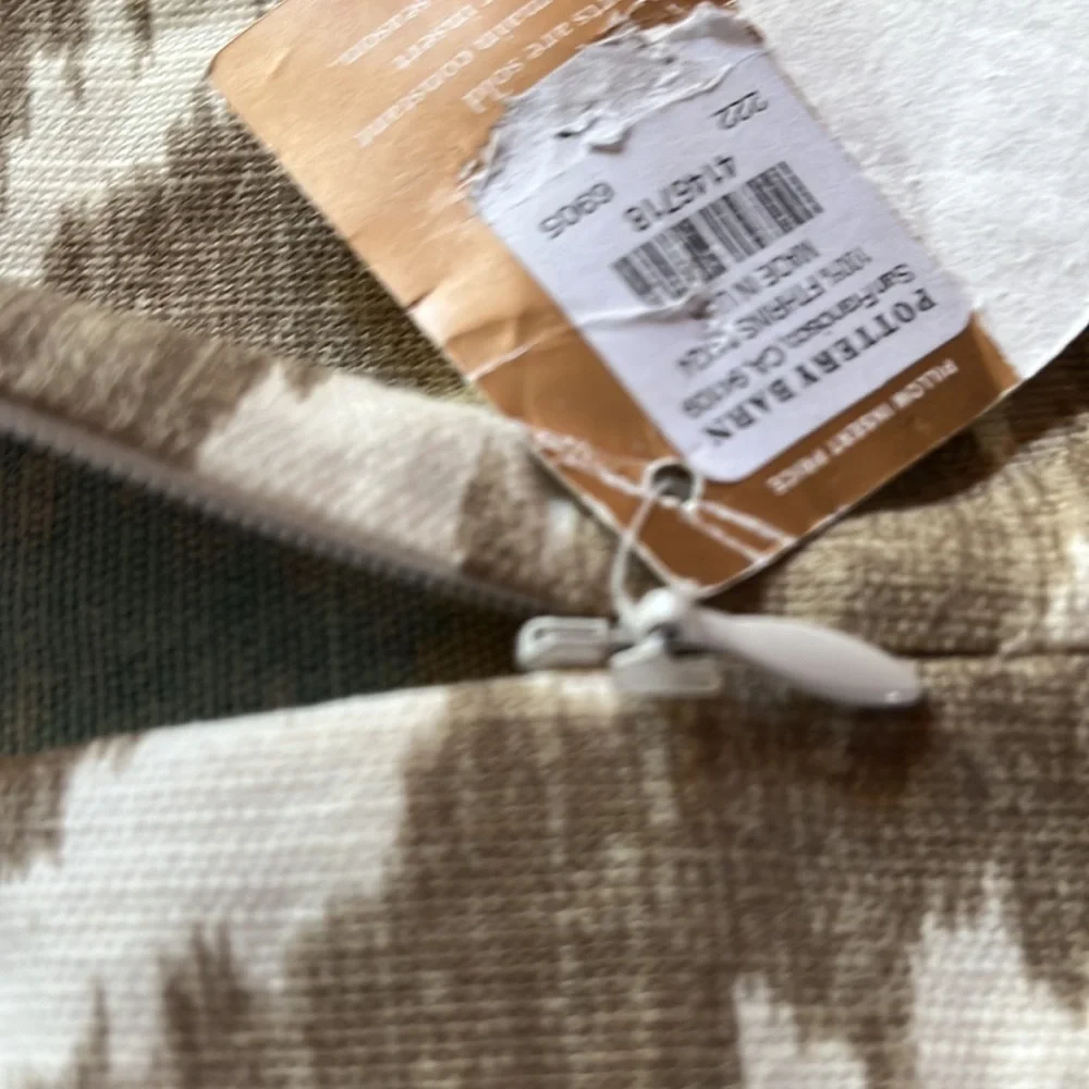Pottery Barn Reversible Pillow Sham - New with Tags